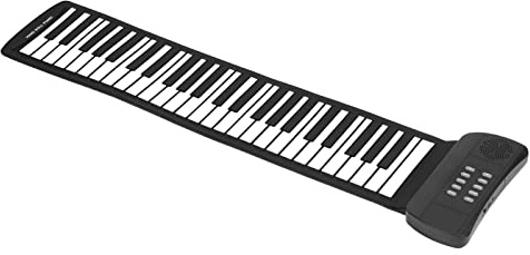 klaviermatte erwachsene,Roll Up Piano,Roll-Up-Klavier,49 Tasten,4D-Surround-Sound,USB,Batteriebetrieben,Tragbares Keyboard-Klavier Für,Anfänger,Pm49,Elektronische Tastaturen,Videos Und Umgebungszubehö