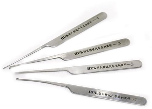 Juego de ganzúas de bloqueo Auto HUK, selector de coche, herramienta de apertura rápida, herramientas profesionales de cerrajero