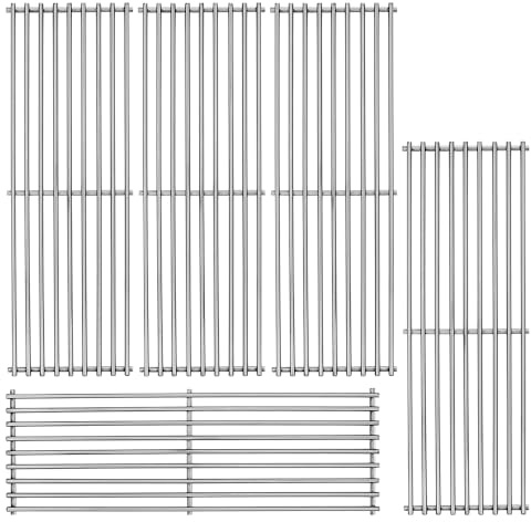 NEURARC Stainless Steel Cooking Grid Grill Parts for Broil-Mate, Huntington and Broil King Baron 540,590 590-S,9235-24,5 Pack Grill Grate for Broil-Mate Grill Parts