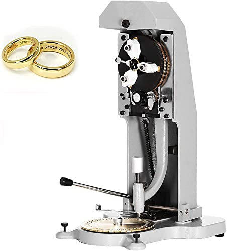 Jewelry Making Kit,Inside Ring Engraver Manual Double Sided Dial Ring Engraver Stamper Jewelry Engraver 1.5mm-2.0mm Character Letter Block Ring Engraver Machine for Rings Inner Eng
