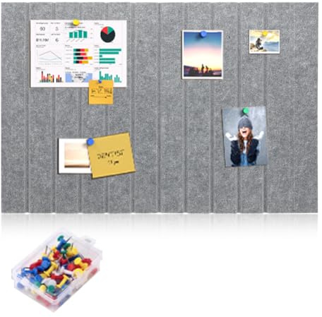 60 x 40cm große korkplatte, Große Pinnwand Modern, Vision Board, Dekorative korkwand aus Filz,0,9cm Dick, Faltbare Fototafel mit selbstklebendem Klebeband,Filz Selbstklebend Visionboard,Helles Kamel