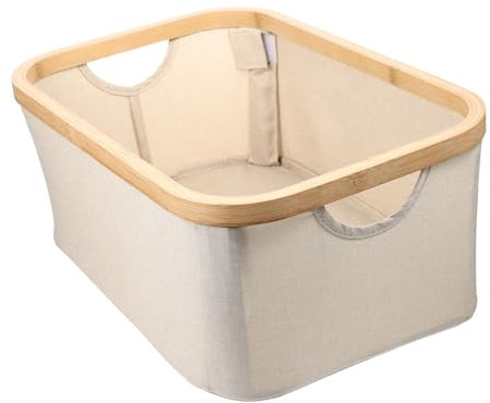 IMIKEYA Foldable Laundry Hamper Utility Tote Dirty Clothes Basket for Household Sundries Convenient Laundry Holder Towel Organizers for Bedroom