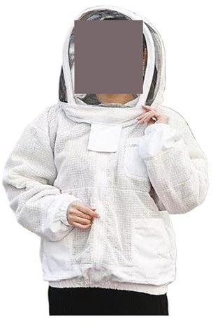 Biodlingsdräkt, Biodlarjacka Ventilerad biodlarkläder Biodlarskyddskläder Anti Bidräkt Biodlingsverktyg(3XL)