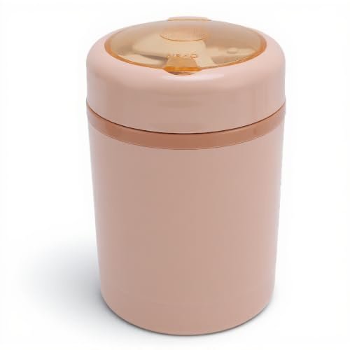 Jectse Lunch Box Riscaldato, Scaldavivande in Acciaio Inox 304 Alimentato Tramite USB, Contenitore per Alimenti Isolato a Prova di Perdite da 600 Ml con Cucchiaio, per Viaggi, Panini (Roseo)