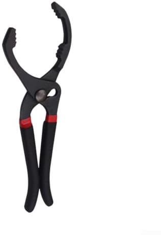 Llave de filtro de aceite ajustable para filtros de motor, herramienta de extracción de 10 y 12 pulgadas con sujeción fuerte, construcción de metal, compatible con (12 pulgadas)