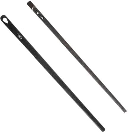 Healvian Set 2 Aghi da Cucito per Pelle in Acciaio Multifunzionali Ago per Allacciatura in Pelle a Foro Singolo e Doppio Strumenti Artigianali per Lavorazione Cuoio Manuale Versatile