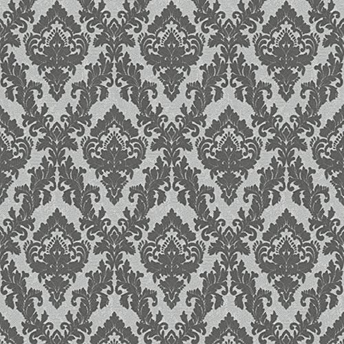Papier peint intissé baroque Tapisserie chambre 335823 33582-3 Architects Paper Castello | Gris | Rouleau (10,05 x 0,52 m) = 5,23 m²