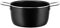 Alessi Pots&Pans Casseruola al, Alluminio con Rivestimento Antiaderente, Inossidabile 18/10, Fondo in Acciaio Magnetico Adatto Anche alla Cottura a Induzione, Nero, 20 cm