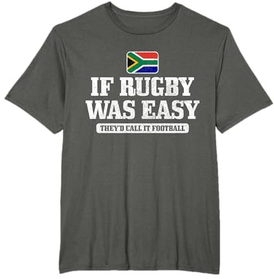 Südafrika Wenn Rugby einfach wäre, würde es Fußball heißen T-Shirt