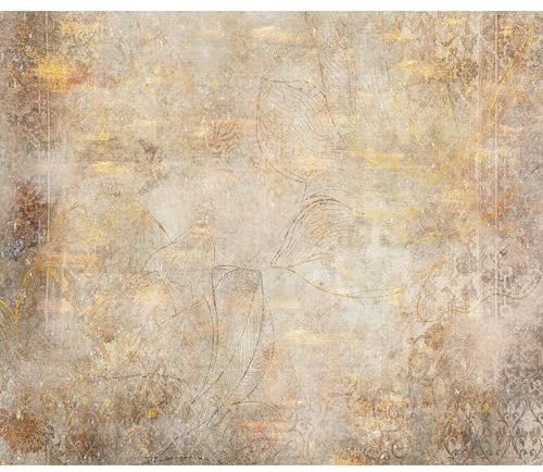 decomonkey Premium Fototapete Abstrakt Ornament 350x256 cm Tapete Fototapeten Vlies Tapeten Vliestapete Wandtapete moderne Wand Wandbild Schlafzimmer Wohnzimmer Blumen