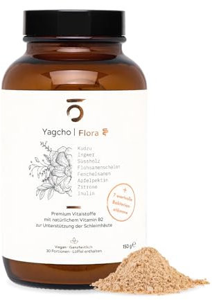 Yagcho Flora | Darmflora Komplex 150g | Vitalpilz Mix | Darmkur Probiotika | TCM Heilpilze | Darmgesundheit | Nahrungsergänzungsmittel
