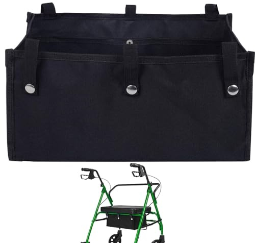 Rollator-Tasche Unter Dem Sitz - Multifunktion Rollstuhltasche Rollator-Aufbewahrungstasche Unter Dem Sitz Wiederverwendbare Rollstuhltasche Faltbar Rollator-Tasche Aufbewahrungstasche Für Gehhilfen