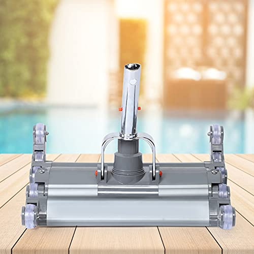 AKLOSIPY Testa di Aspirazione per Aspirapolvere per Piscina in Alluminio, Attrezzatura per Piscina per Aspirazione, Aspiratore per Piscina con Larghezza di 4 Pollici