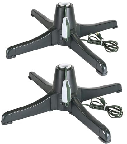 Support pour sapin de Noël rotatif – Support de sapin de Noël réglable pivotant – Support d'arbre de Noël pour parasol de camping