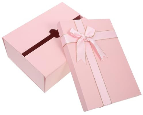 GAROZATION Geschenkbox Aus Leere Verpackungsbox Für Andenken Dekorative Geschenkbox Mit Schleife Für Feiertage Und Geburtstage