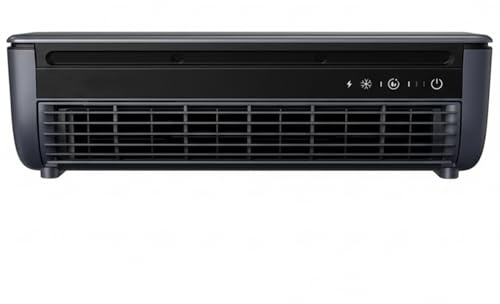 Mini aire acondicionado, aire acondicionado montado en la pared con enfriamiento rápido y batería de 6000 mAh, refrigerador USB portátil con control remoto para cocina, dormitorio, escritorio ;1