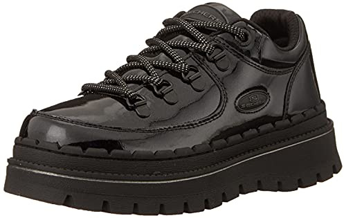 Skechers Jammers Cool Block Damen Sneaker Memory-Schaum Mode-Stiefel, Schwarz Lack, 41 EU