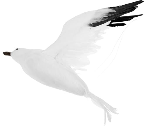 Gadpiparty Hängende Möwen Fliegender Vogel mobiler Schaumstoff weißer Vogel hängende Ornament für Decke Kinderzimmer Zimmer Garten Balkon Party Hochzeit Möwe Größe L