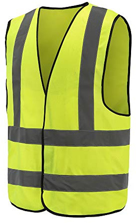 Hi viz Vests Yellow Reflective Vest High Visibility hi viz vis Executive Waistcoat