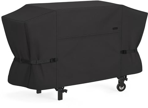 NettyPro Grillskydd, 91 cm, vattentätt, slitstarkt, UV-beständigt grillöverdrag för Blackstone 36-tum grill och Camp Chef FTG600, 4 brännare, platt topp, svart