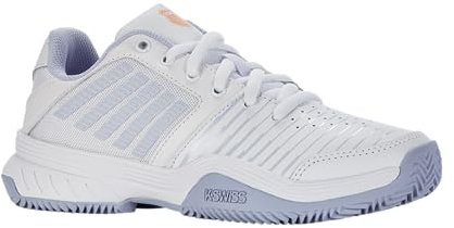 K-Swiss Performance Damen Court Express HB Tennis Shoe, White/Heather/Peach Fuzz, 40 EU