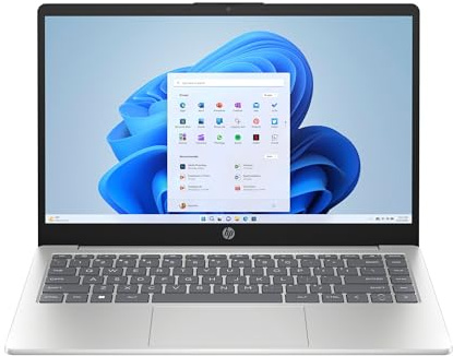 HP 14-ep0522sa 14 Laptop (Intel Core i3-N305, 8GB RAM, 256GB SSD, Full HD Screen, Windows 11 Home, Silver)