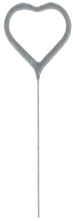 Candeline Magiche Scintillanti da 26 cm per Feste ed Eventi (Cuore, 50)