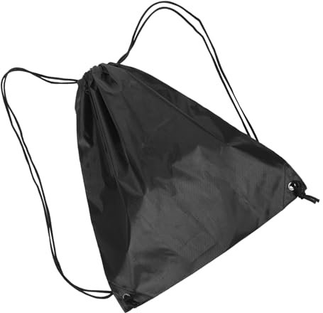 LALADEFIEE Motorradhelmtasche Polyester Schwarz Mit Kordelzug Geräumig Leicht Tragbar Vielseitige Helmaufbewahrung Für Fahrradhelm Und Sporthelm