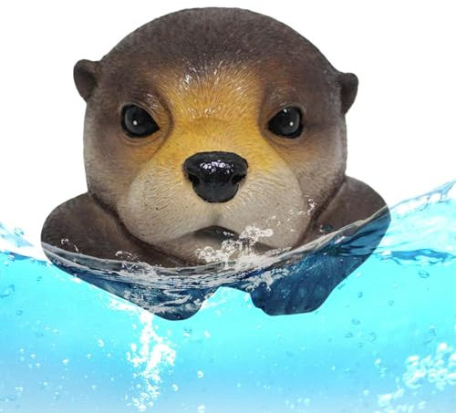 Schwimmende für den Pool, schwimmende Statue mit gefälschten n - Realistische Teichdekorationen aus Kunstharz - Schwimmende Statue, niedliche Fischteichdekoration für Familie, Freunde, Kollegen