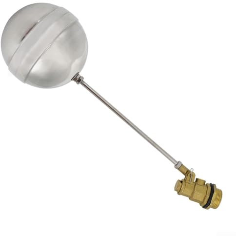 Schwimmerventil aus Messing mit 304 Edelstahlkugel 3/4 Zoll DN20 automatische Wasserversorgungssteuerung für Türme Tanks