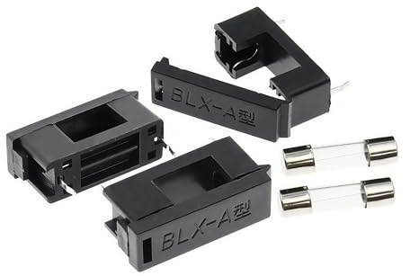 10 STÜCKE BLX-A 5 * 20 MM SCHWARZ GLAS SICHERUNGSHALTER 5 * 20 Versicherung Rohrbuchse Sicherungshalter for 5X20 MM 5X20 Sicherung PCB BOARD(3.15A)