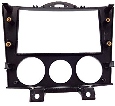 Clynex Plaque Frontale de Radio CD DVD Double Din, pièces Automobiles de Remplacement, Panneau Audio stéréo, for Mazda, RX8 RX-8 2003 Garniture de Tableau de Bord d'autoradio