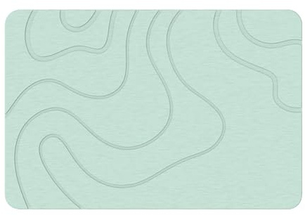 Générique Tapis De Bain en Pierre De, 40x60cm Tapis De Bain en s, Tapises Antidérapant pour Douche, Tapises De Douche en Pierre s À Séchage Rapide, Pliable, Facile À Nettoyer