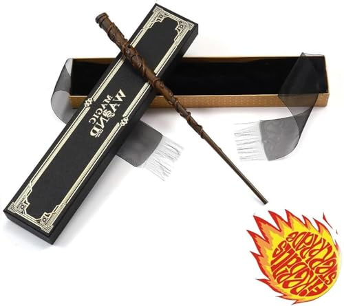ZHAWAXI Magic Wand,Handcrafted Wizard Wands,Movie Inspired Wizard Wands for Role Play,Birthday Party Favors, Cosplay Costume, Collectible (C-Herm)