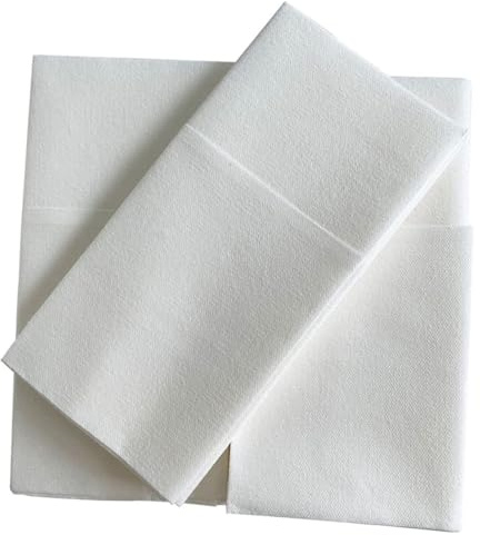 EPIGEIST 50Pcs Decorative Cutlery Wrapping Paper Napkins Disposable Table Pocket Wrapping Paper for BBQ Picnic Outdoor Use and Restaurant Kitchen