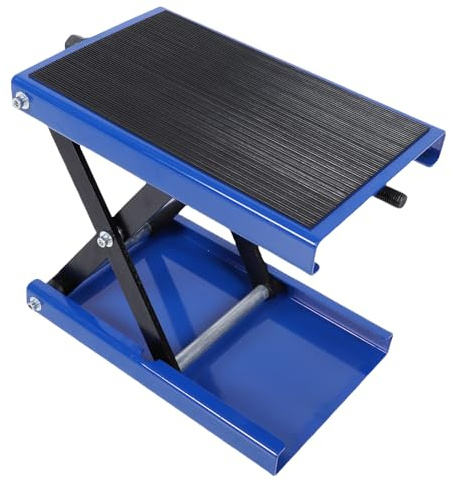 SIXRUN Gato Elevador de Tijera para Motocicleta, Ajustable de Hierro, Soporte Universal para Polipasto de Bicicleta de 3,35-13,39 Pulgadas