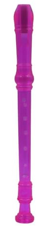 Blockflöjt 8 Håls ABS Sopranblockflöjt Transparent Kropp För Snabb Instrumentinlärning Handflexibilitetsträningsmusik
