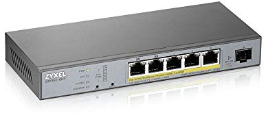 Zyxel GS1350-6HP-EU0101F commutateur réseau Géré L2 Gigabit Ethernet (10/100/1000) Connexion Ethernet, supportant l'a