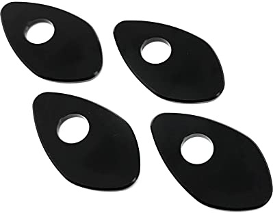 Simda Pro Motorrad Binker Adapterplatten Blinkerplatten Hochwertige CNC Aluminium Montageplatten Passend für (Honda CB/CBR/NC 700 X (SA0601)