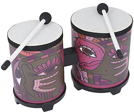 LOVIVER Batteria Batteria Congas da 4” E 5” per Bambini Adulti Principianti