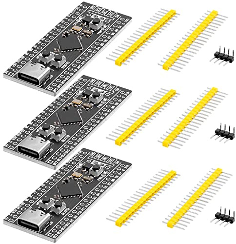 AZDelivery 3 x STM32F401 Development Board V 3.0 STM32F401CCU6 STM32F4 Learning Board 84Mhz 64KB S-RAM 256KB