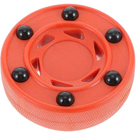 Veemoon Rollhockey-Puck „Puck Pact“ Speziell Gemischt für Stoßfestes Nylon Das auf Glatten Oberflächen Im Innen- und Außenbereich Gleitet.