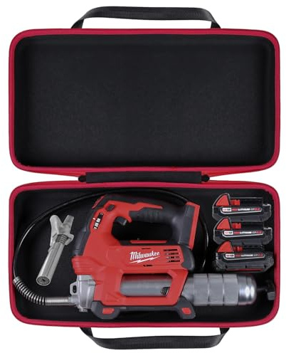 Khanka Hard Case Replacement for Milwaukee 2646-20 M18/2646-21ct M18-Spd Grease Gun,Case Only.