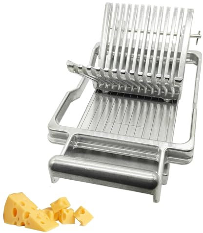 Kommerziell Aluminium-Legierung Käseschneider Mit 1cm & 2cm Rostfreiem Stahl Draht Käseschneider Butter Schneidebrett Maschine Küche Kochen Backen Werkzeug