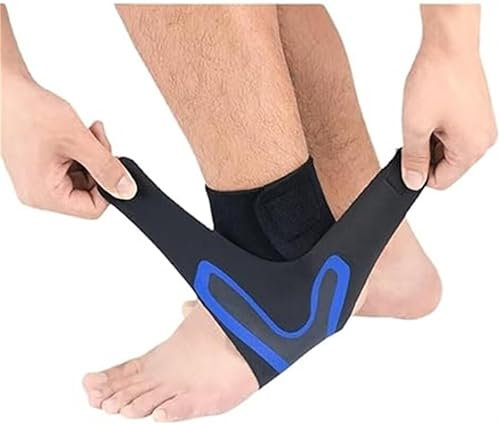 Neuleben Restore Plantarfasziitis Fußwickel Sprunggelenkbandage,Supromo AnkleGuard Pro | Sprunggelenk aktive Schutzbandage,Ultra Dünn Fußbandage,Schnellere Genesung und Vermeidung weiterer Verletzung