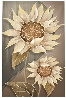 tür Vorhang 2x42.5x150cm Sonnenblume Room Divider,Japanese Style Door Curtain Restaurant Entrance Hanging,Half Curtain Decorative Curtains,Küche Shop Tür Halber Vorhang