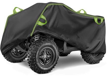 Housse Moto Housse Protection pour Quad ATV Imperméable À La Pluie À La Poussière Aux UV À La Neige, pour Lextérieur pour Moto Toutes Saisons