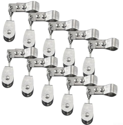 Puleggia e morsetti resistenti in acciaio inossidabile 304 per installazione vela ombra, sistema di pulegge per tende ombreggianti morsetti per installazioni esterne affidabili