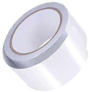 Zerodeko 20m Aluminium Foil Adhesive Tape Thick High-temperature Resistant Sealant for Hvac Repair Insulation and Duct Sealing