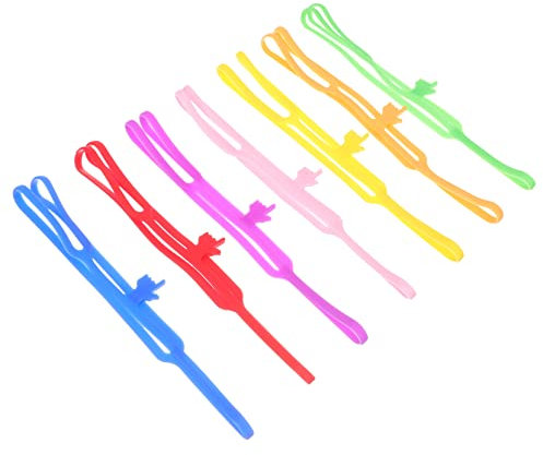 Homoyoyo 7Pcs Portable Silicone Finger Point Bookmarks Adorable Cartoon Design Household Bookmarks for Students and Reading Lovers and Lightweight Book Accessories